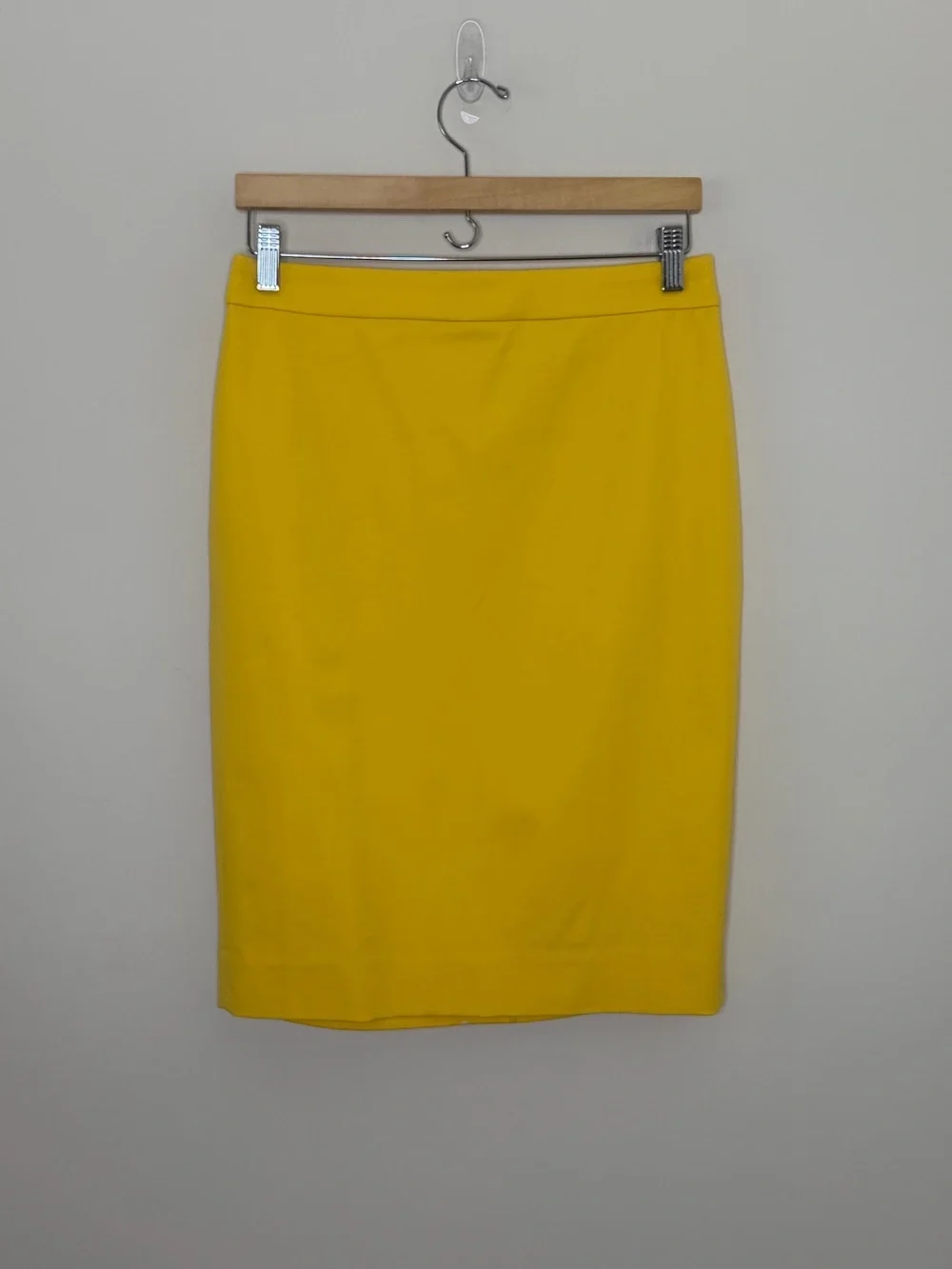 J.Crew 2 Pencil® skirt in yellow office preppy NEW